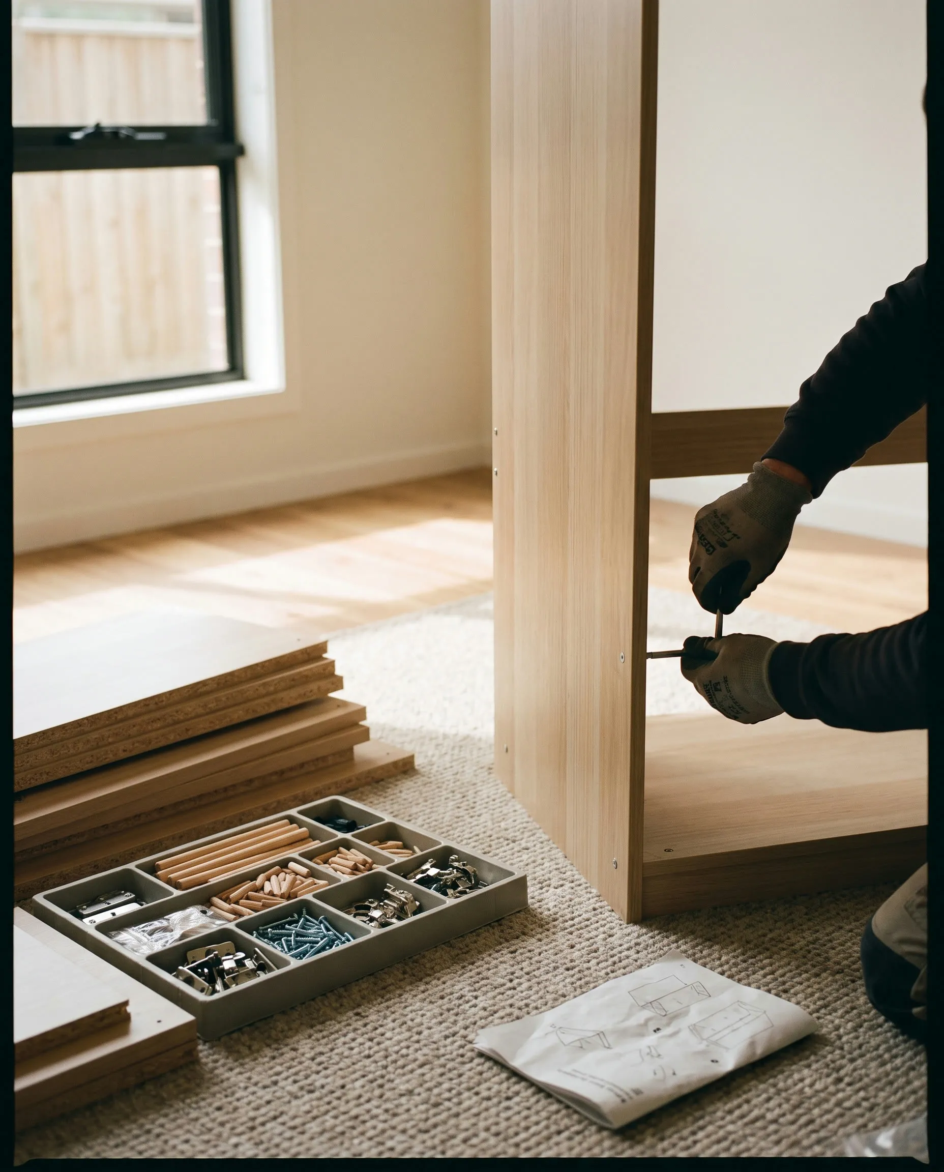 Flat-pack & installation